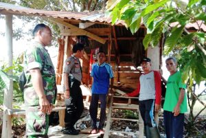 IMG-20200111-WA0035 Babinsa Bersama Bhabinkamtibmas Mengecek Tempat Pengrusakan OTK