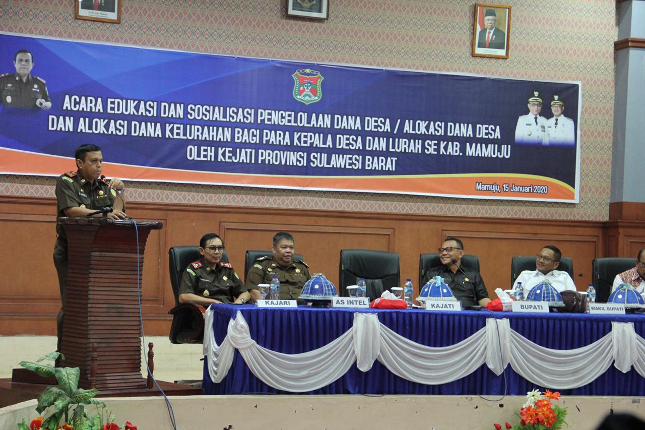 Kejati Sulbar Siap Kawal Dana Desa dan Kelurahan