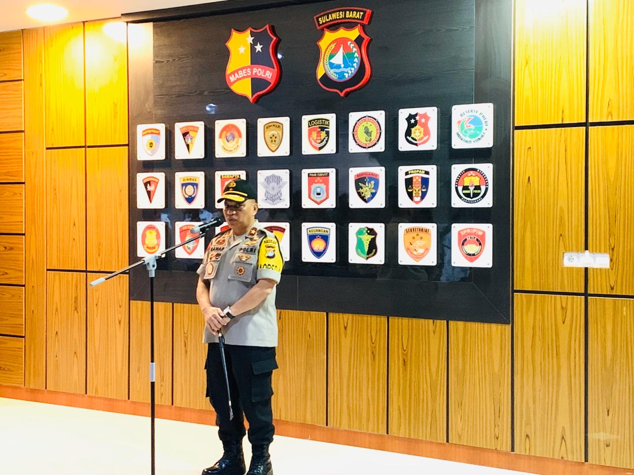 Arahan Perpisahan Brigjen Pol Drs. Baharudin Djafar Ungkapkan Permohonan Maaf dan Doa.