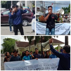 IMG-20200210-WA0020 Puluhan Mahasiswa Mamuju Turun ke Jalan Menanggapi Pergantian Kapolda Sulbar