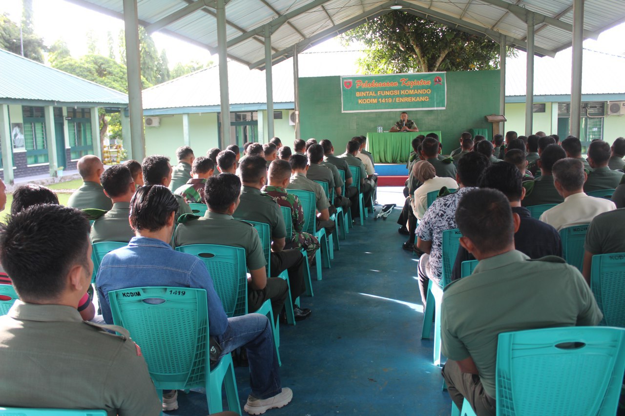 Kodim 1419/Enrekang Adakan Kegiatan Bintal