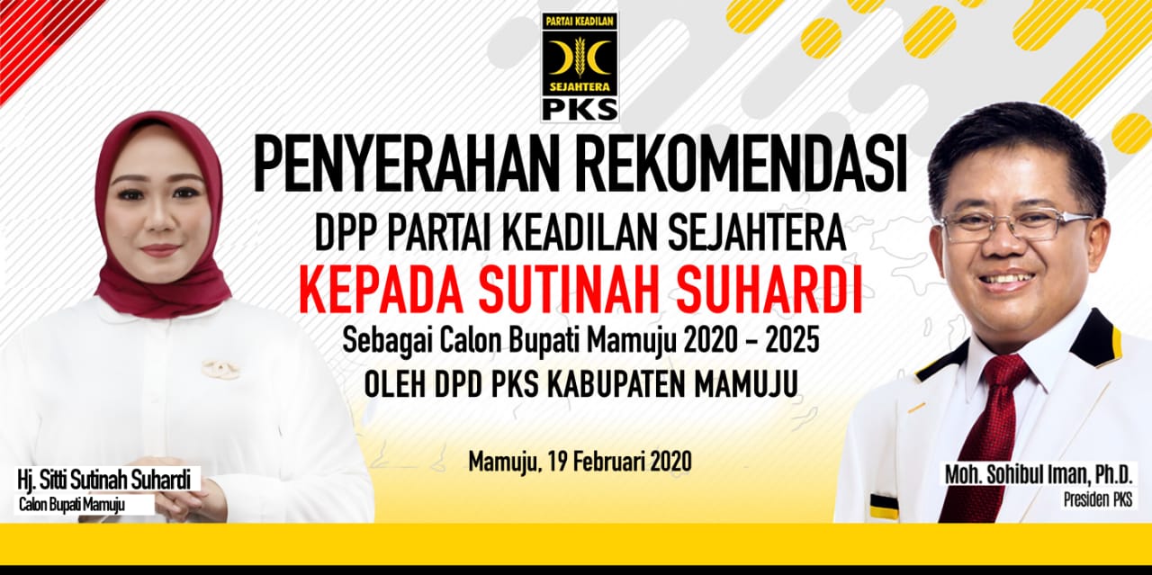 Malam ini PKS Serahkan Rekemondasi DPP Kepada Sutinah Suhardi