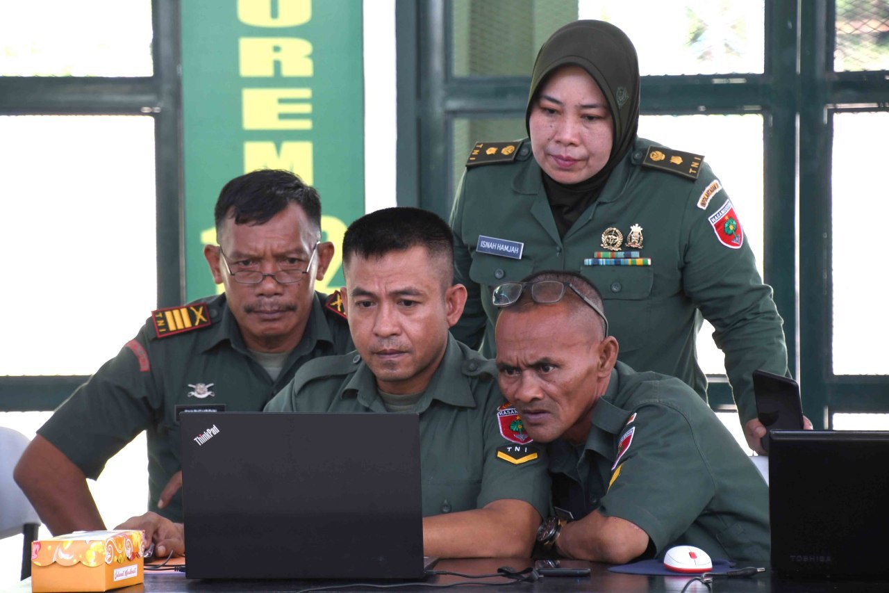 Infolahta Kodam XIV/Hasanuddin Bimtek Sisfopers di Korem 142/Tatag