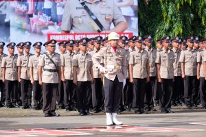 Kapolda Sulbar Hadiri Penutupan Pendidikan dan Pelantikan Diktukba di SPN Batua Makassar