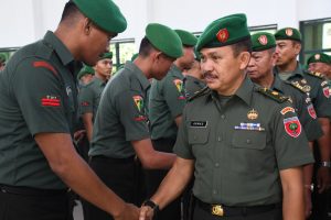 Korem 142/Tatag menerima 190 orang Personil Baru.