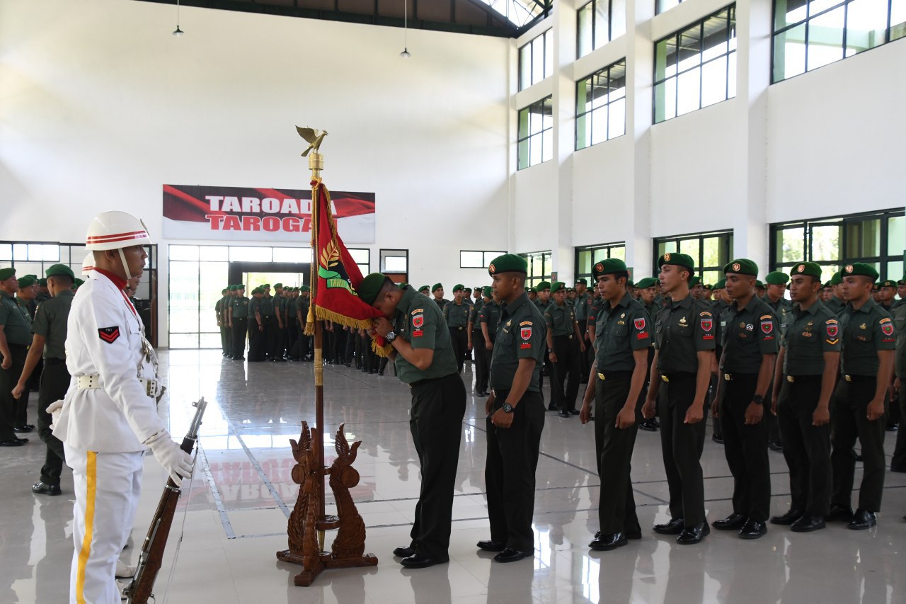 Korem 142/Tatag menerima 190 orang Personil Baru.