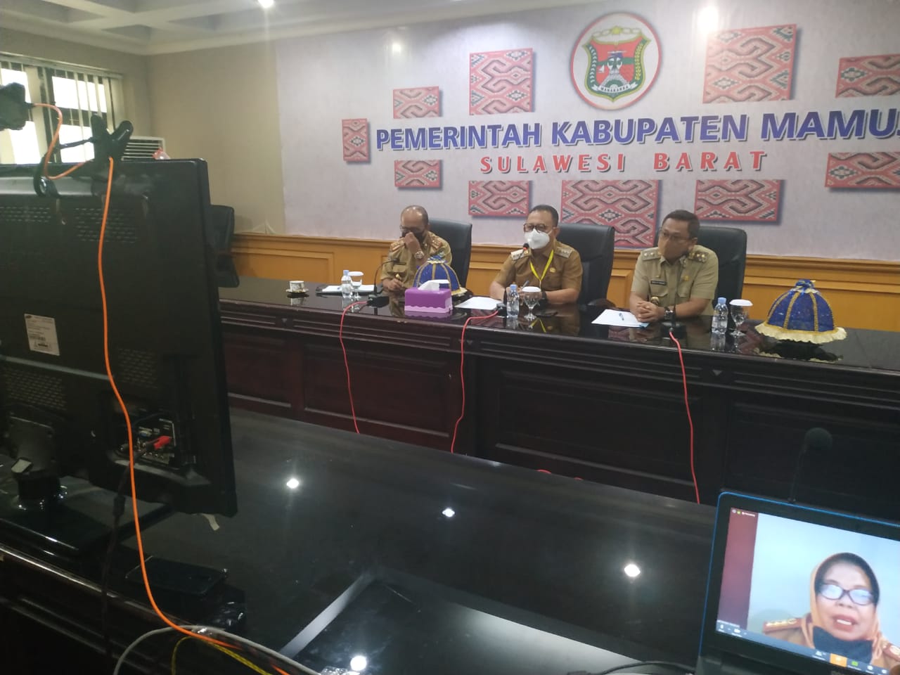 Pemkab Mamuju Efektifkan Program Kerja Lewat Vicon