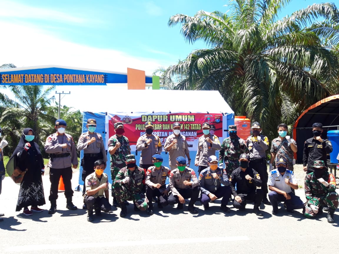 Soliditas TNI/POLRI Bantu Percepatan Penanganan Covid-19 di Sulbar Makin Mantap