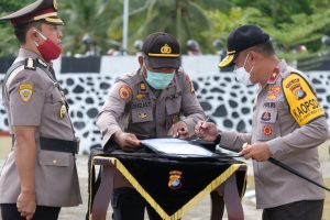 Naik Tipe Pejabat Utama Polda Sulbar Dilantik dan Dikukuhkan