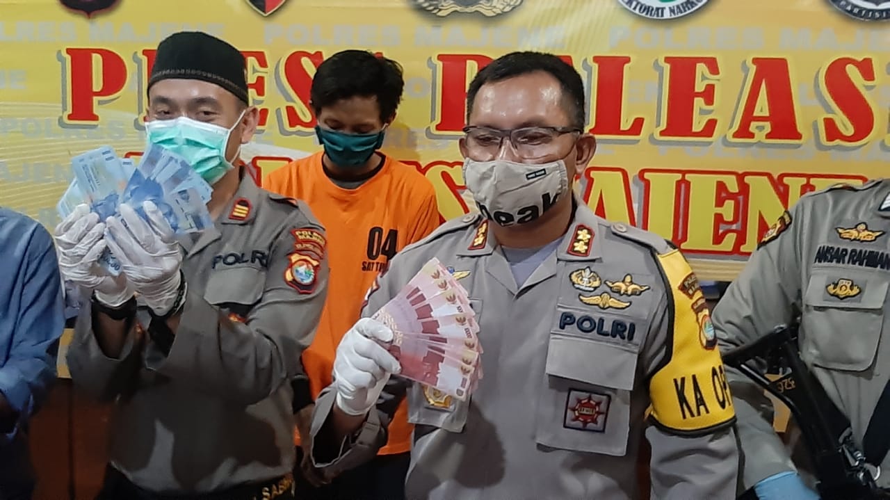 Polisi Ungkap Peredaran Upal Rp, 47.800.000