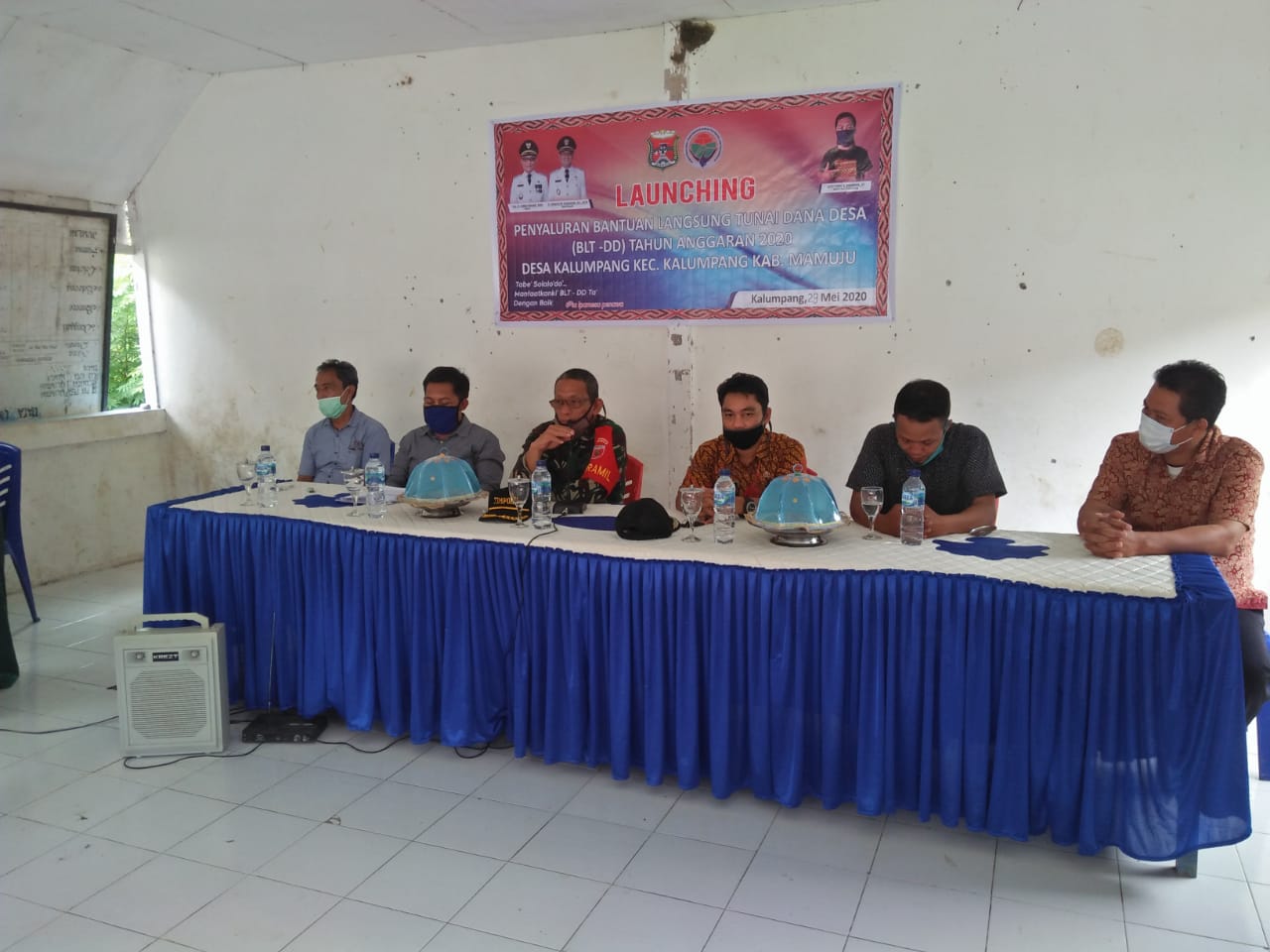 Danramil Kalumpang Hadiri Pembagian BLT di Wilayahnya