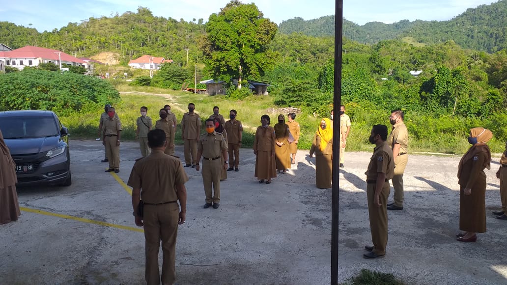 New Normal , Dinas Kominfo Sulbar Perketat Protokol Kesehatan Covid-19