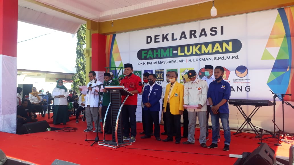 IMG-20200906-WA0032 Polres Majene Pastikan Deklarasi Pasangan Calon Fahmi-Lukman Berjalan Aman