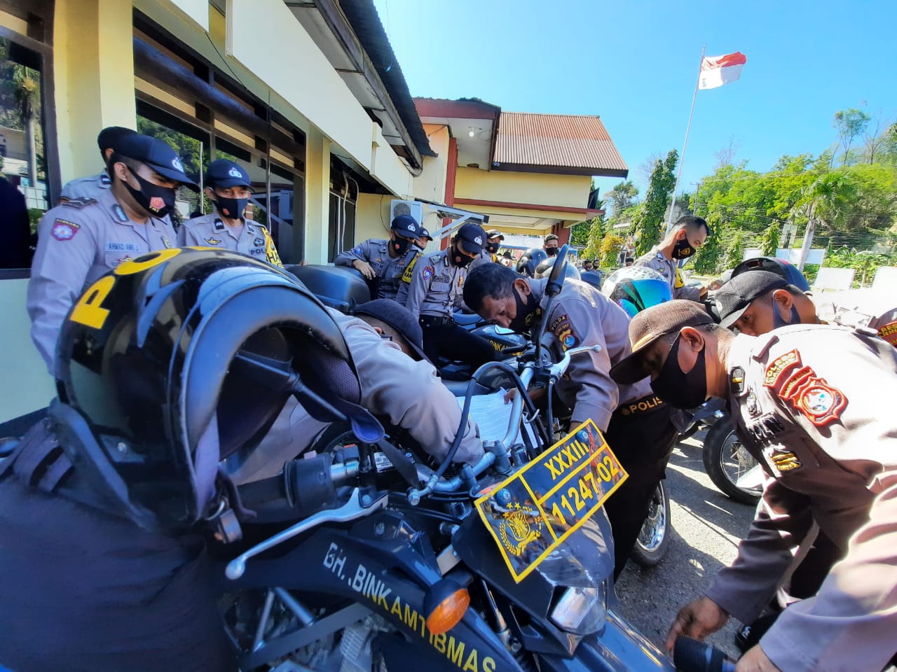 IMG-20200906-WA0034 158 Kendaraan Dinas Polres Majene Jadi Target Operasi Tim Irwasda