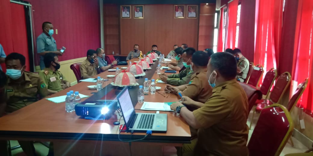 Kapolres Pasangkayu Hadiri Rapat Penyusunan Perbup tentang Penerapan Protokol Kesehatan
