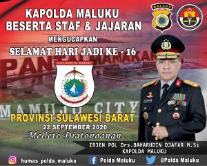 Irjen Pol Baharudddin Djafar Harapkan Warga Sulbar Bersatu Majukan Daerah