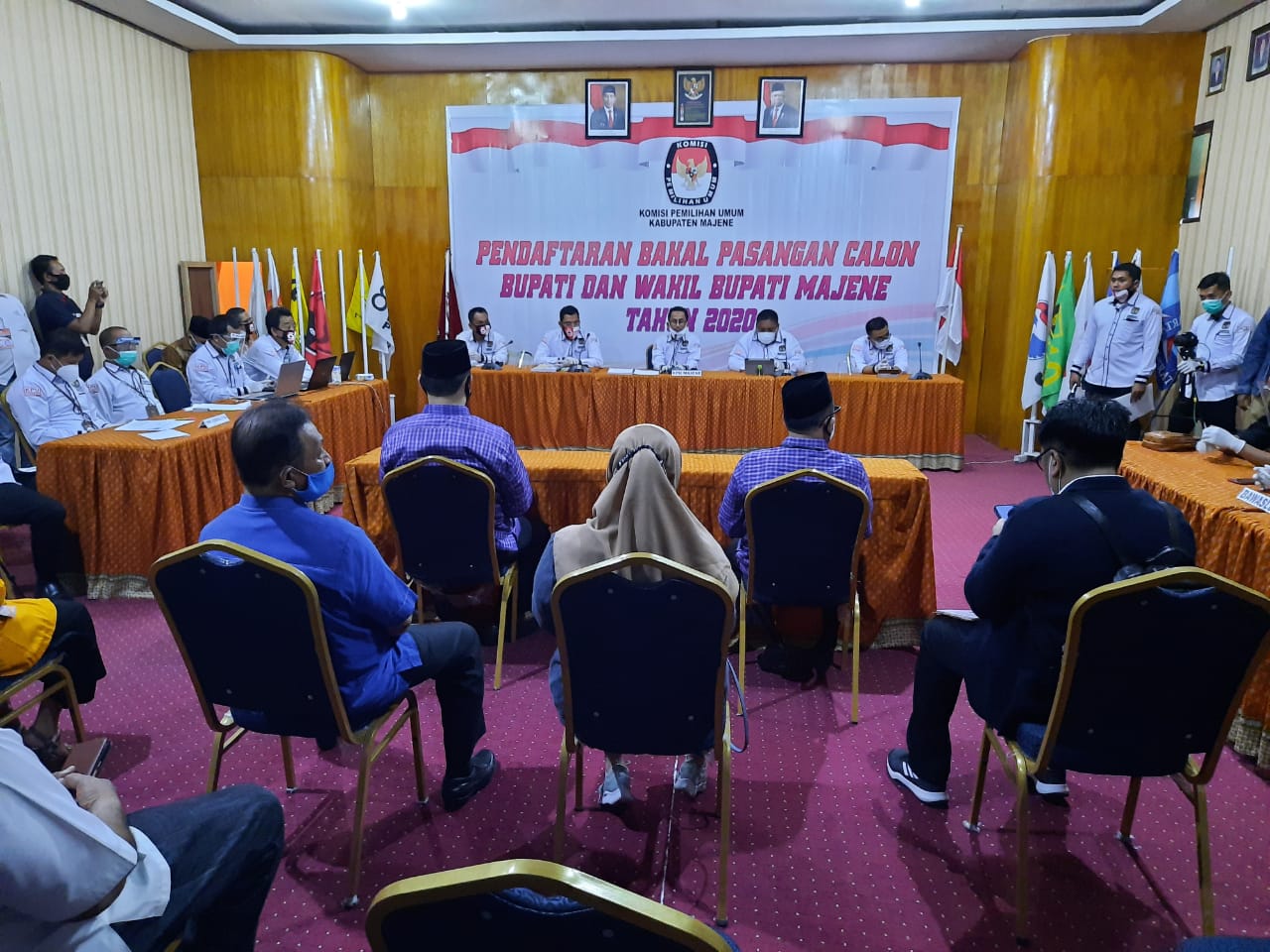 WhatsApp Image 2020-09-04 at 12.00.38 Kapolres Majene Cek Langsung Pengamanan Tahapan Pendaftaran Calon Bupati dan Wakil Bupati