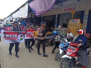 Operasi Yustisia Sat Brimob Polda Sulbar Tidak Segan Tindak Masyarakat Tak Pakai Masker