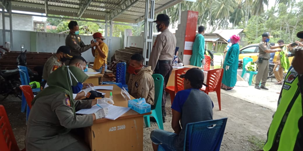 Polsek Bambalamotu Tegakkan Perbup Pasangkayu