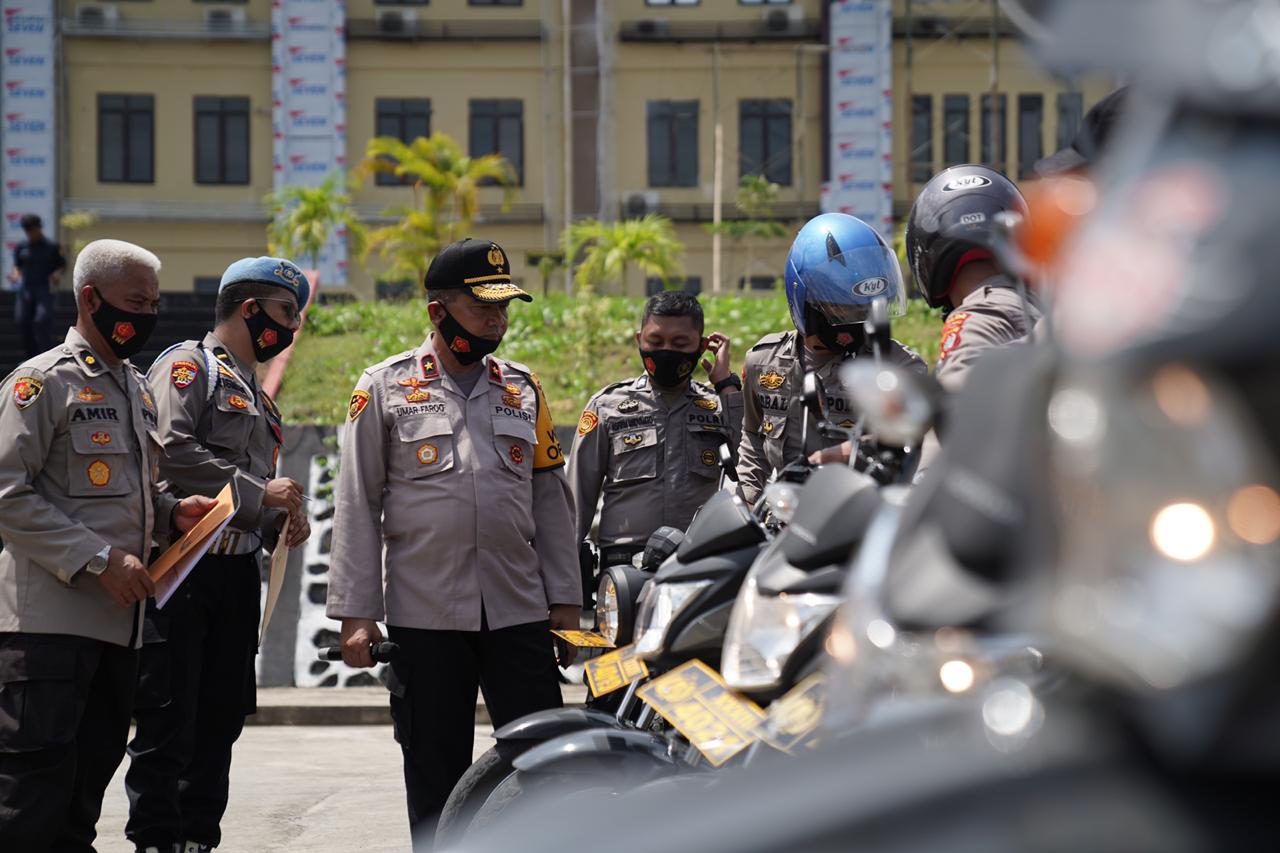 WhatsApp Image 2020-10-26 at 14.45.45 Polda Sulbar Periksa Kondisi Kendaraan Dinas