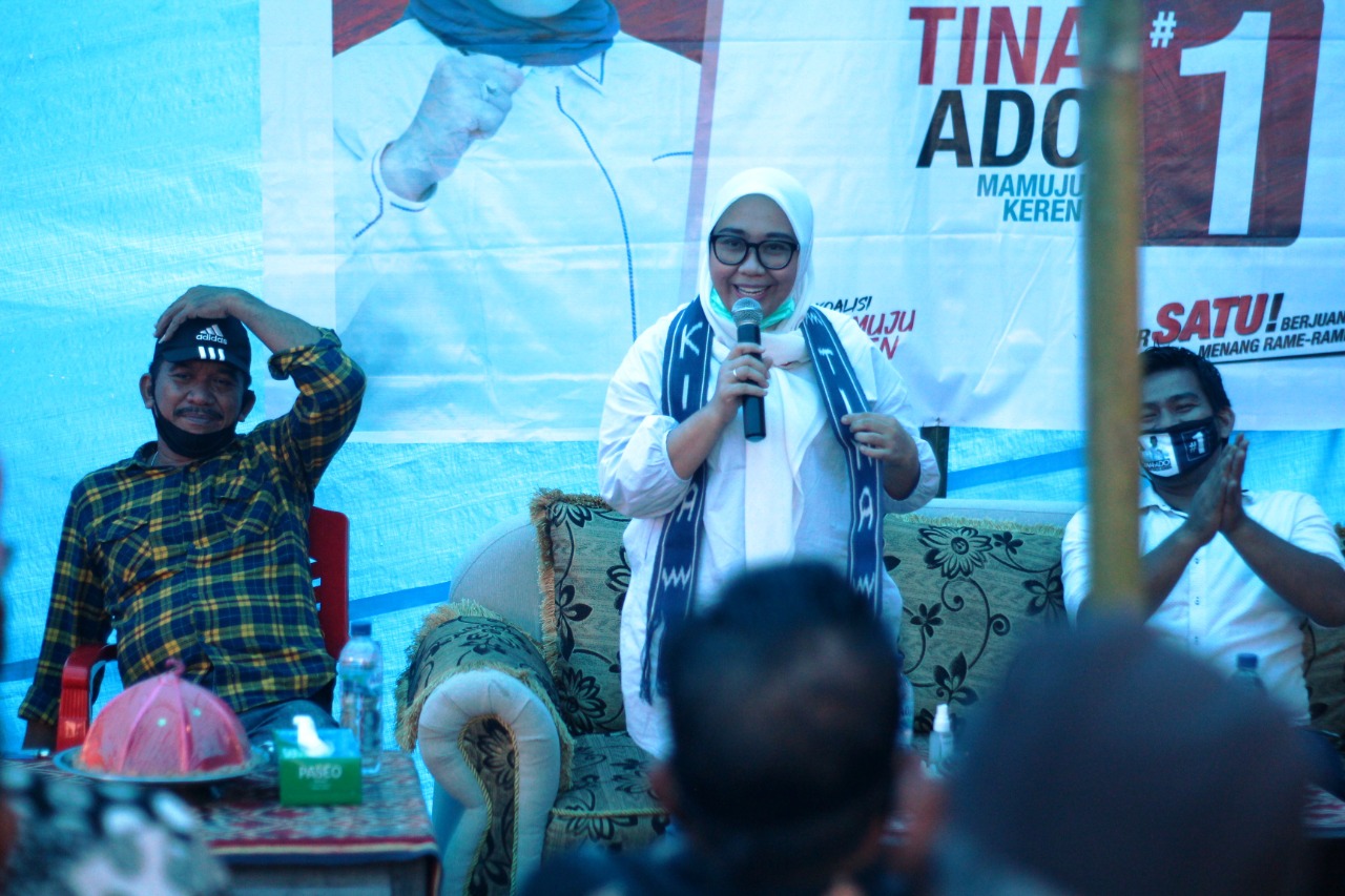 Kampanye terbatas Paslon 1 Diempat Titik di Kecamatan Bonehau Disambut Antusias