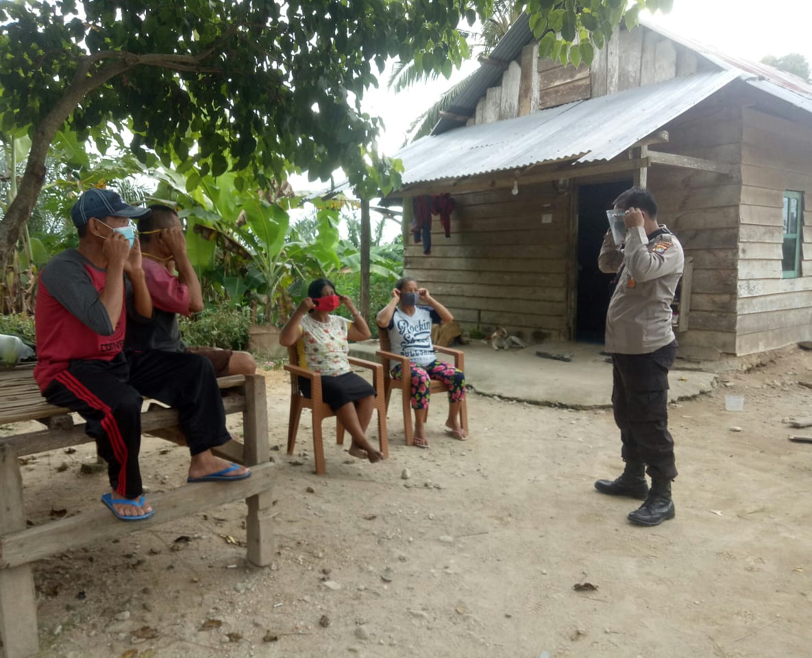 BKTM Desa Lemo-Lemo Beri Himbauan Protokol Kesehatan