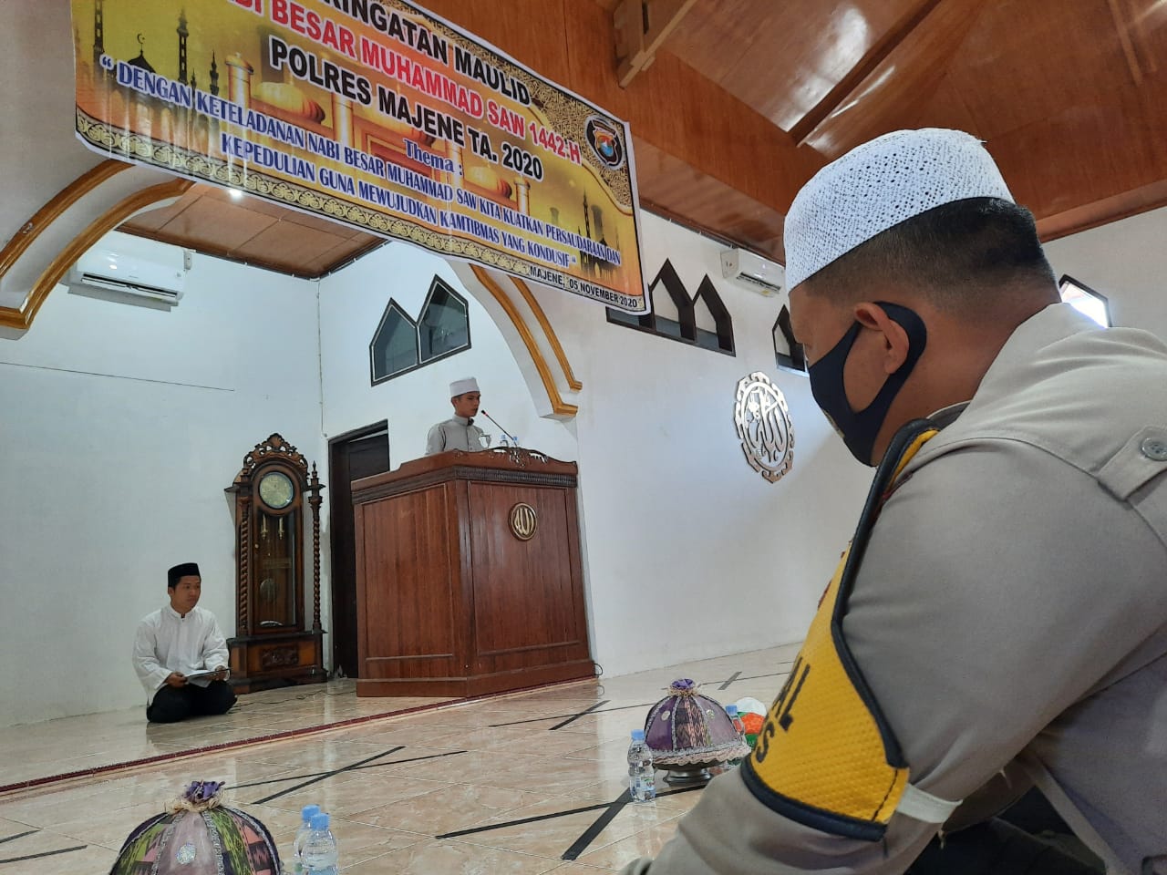 Peringatan Maulid Nabi di Polres Majene