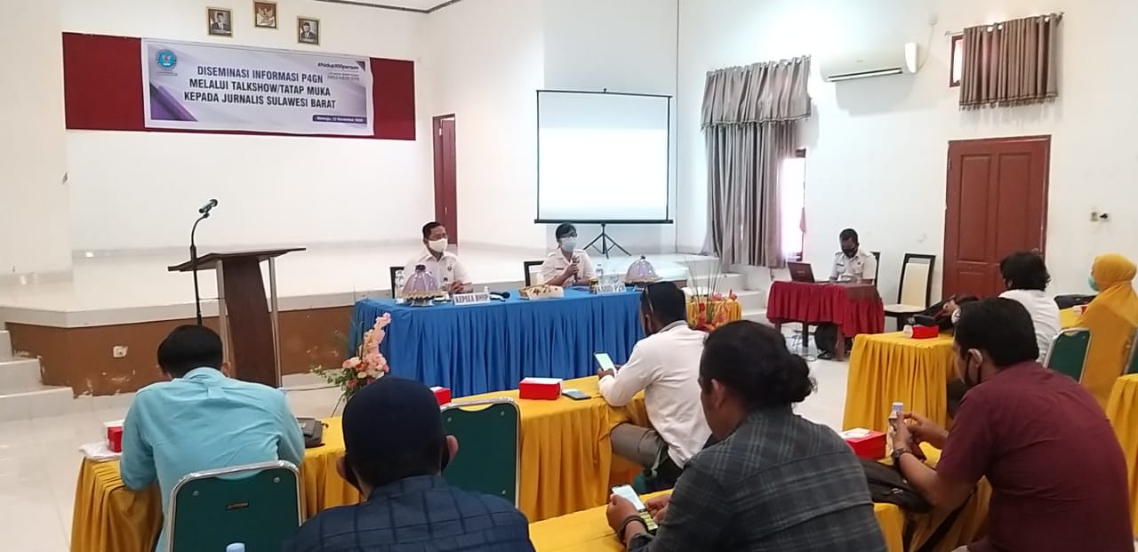 Undang Wartawan, BNNP Sulbar Desiminasi Informasi P4GN