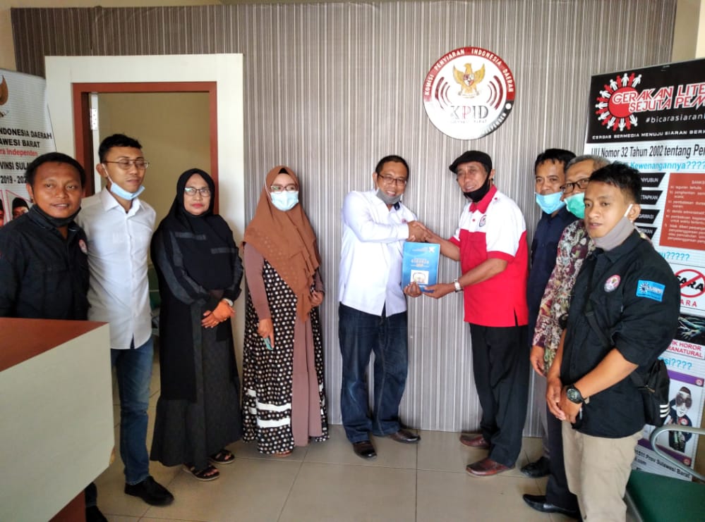 KPID Sulawesi Tengah Sambangi KPID Sulbar