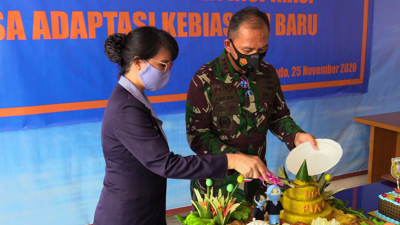 Ulang Tahun Sederhana PIA AG di Lanud Sam Ratulangi Manado