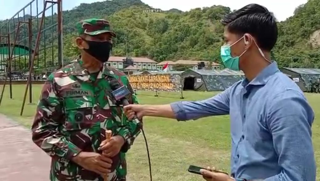 Rumah Sakit Lapangan milik TNI - AD digelar di Korem 142/Tatag