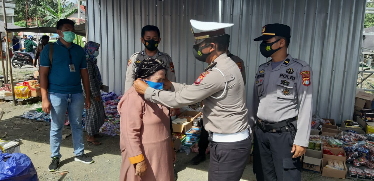Polres Pasangkayu Tegur 41 Orang Pelanggar Prokes