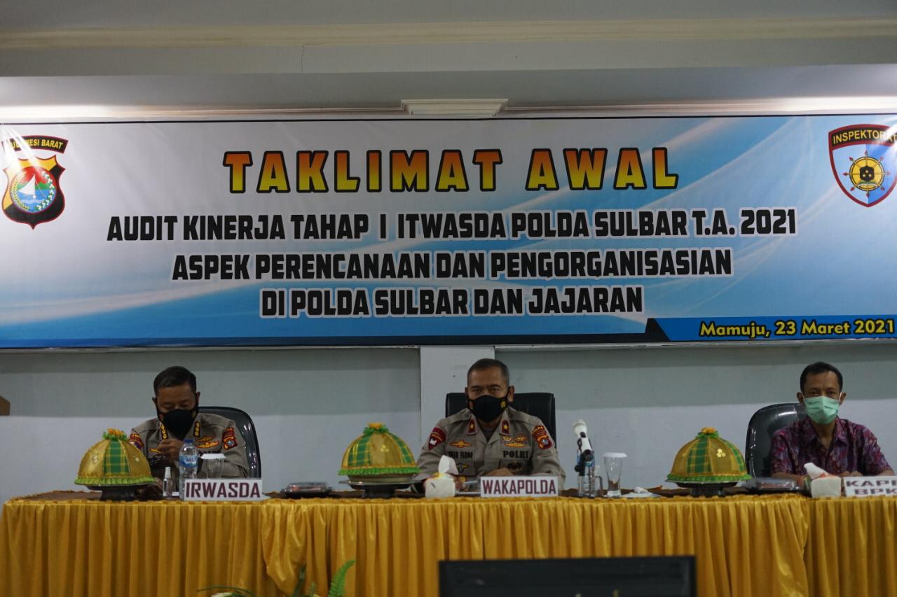 Itwasda Polda Sulbar Laksanakan Taklimat Awal