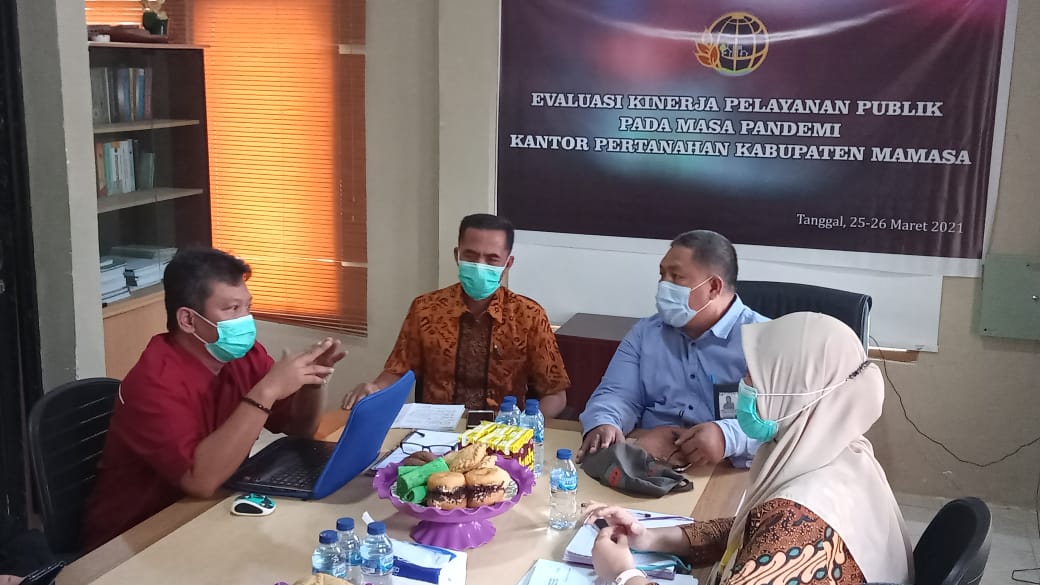 Percepat Penyelesaian Laporan Masyarakat, Ombudsman Sulbar Datangi Kantor Pertanahan Kabupaten Mamasa