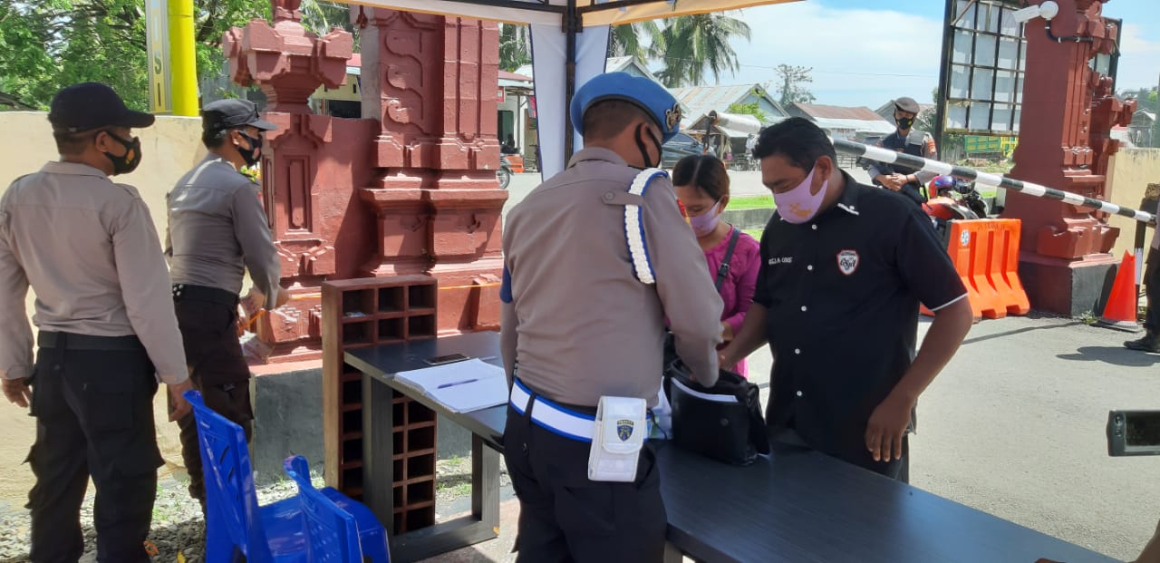 Pasca Pengeboman Katedral, Polres Pasangkayu Perketat Pemeriksaan.