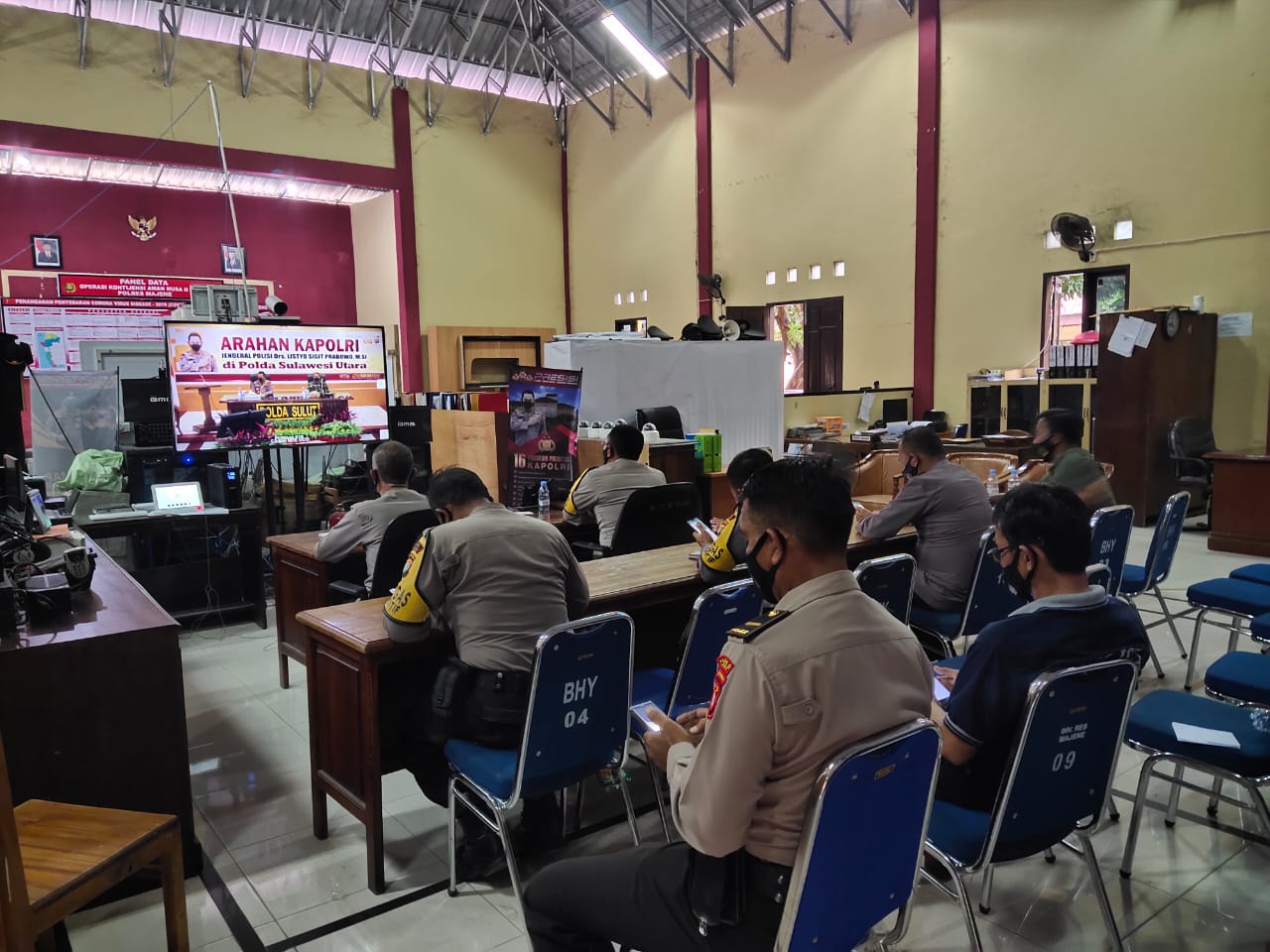 Melalui Vicon, Kapolri Berikan Arahan Khusus Terkait Penyerangan Teroris di Mabes Polri