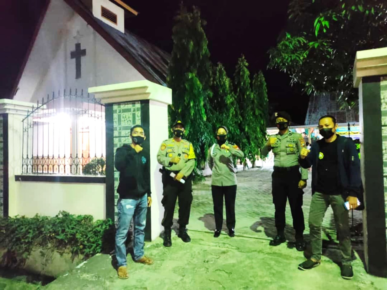Pastikan Perayaan Paskah aman, Polres Majene Perketat Pengamanan di Gereja & Rumah Ibadah