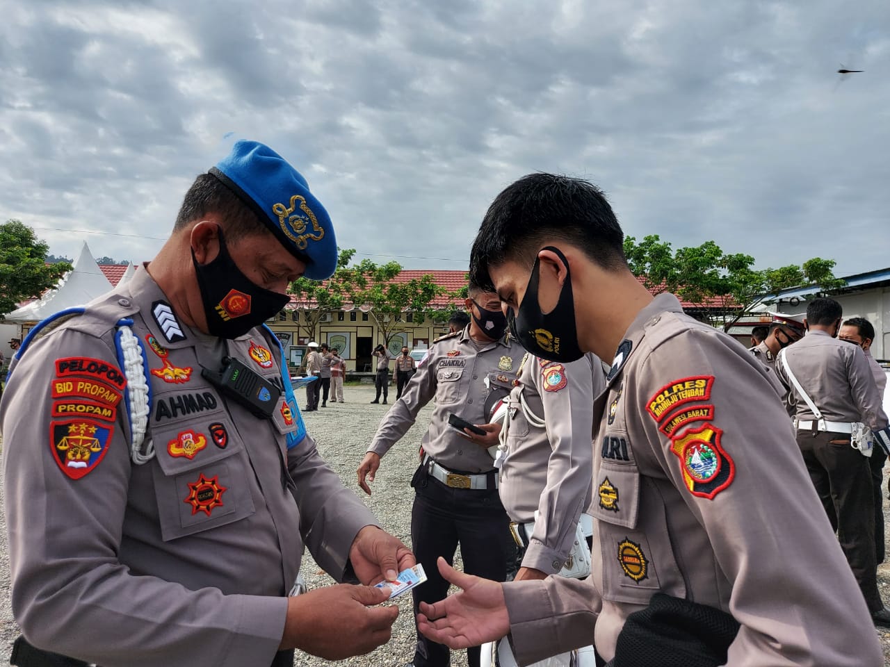 Bid Propam Polda Sulbar Periksa Sikap Tampang dan Kelengkapan Anggota Polres Mamuju Tengah