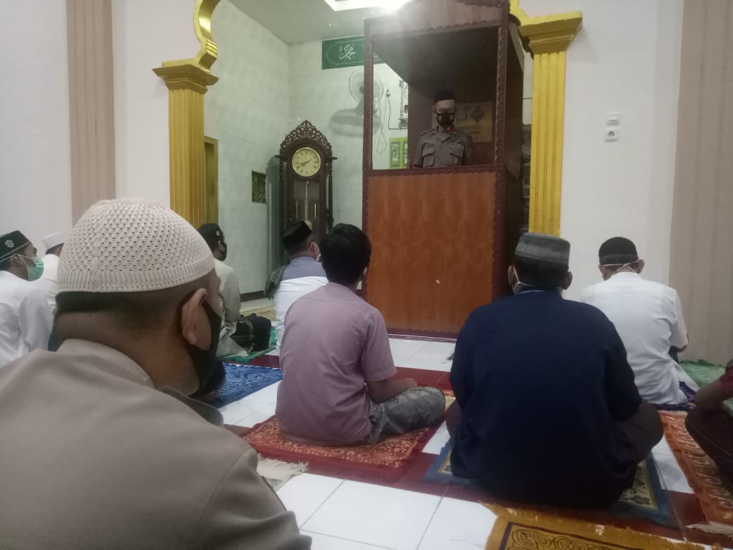 Safari Ramadhan, Kabag Ren Polres Majene di Masjid Baotul Maslahah Garogo