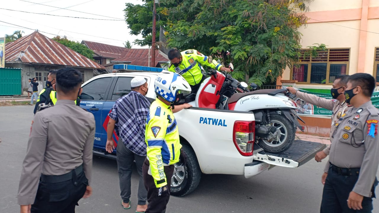 Dibuat Kapok Polisi Majene, Aksi Balapan Liar Terus Digagalkan