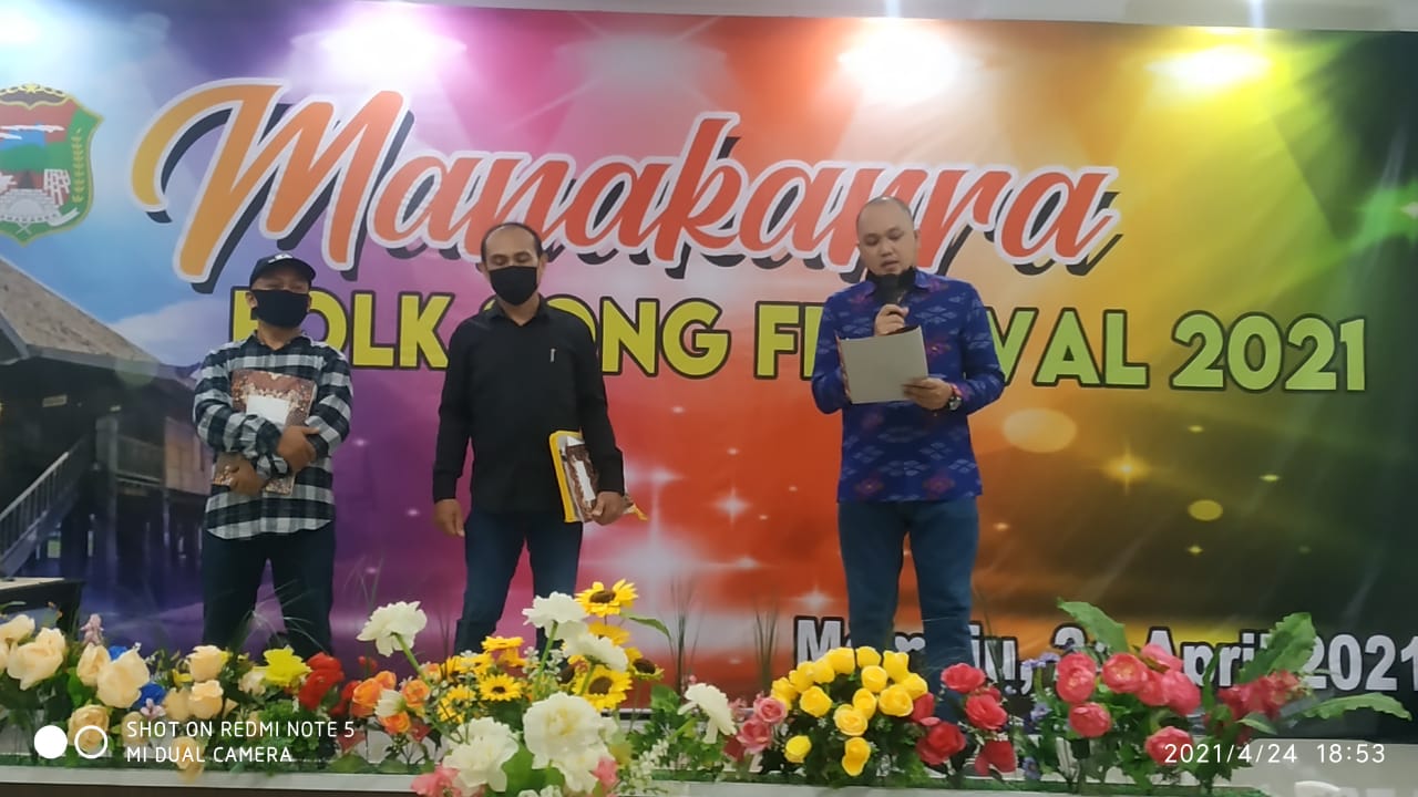 Disparbud Mamuju Sukses Gelar Manakarra Folk Song Festival