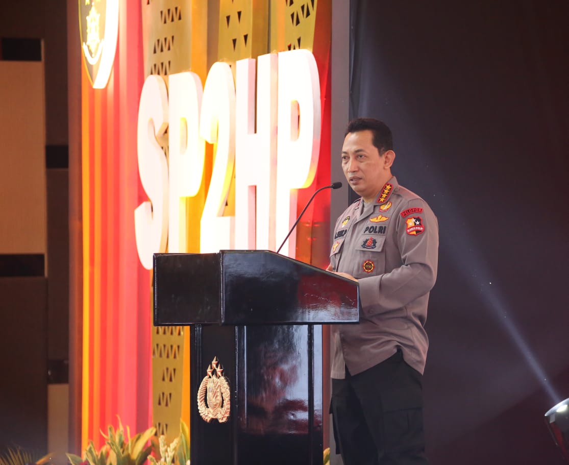 Lauching SP2HP Online, Kapolri: Semoga Tidak Ada Lagi Sumbatan Komunikasi