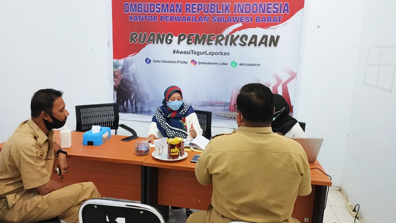 Terjadi Kesepakatan antara Pelapor dan Pihak Samsat Mamuju, Ombudsman Sulbar Tutup Laporan