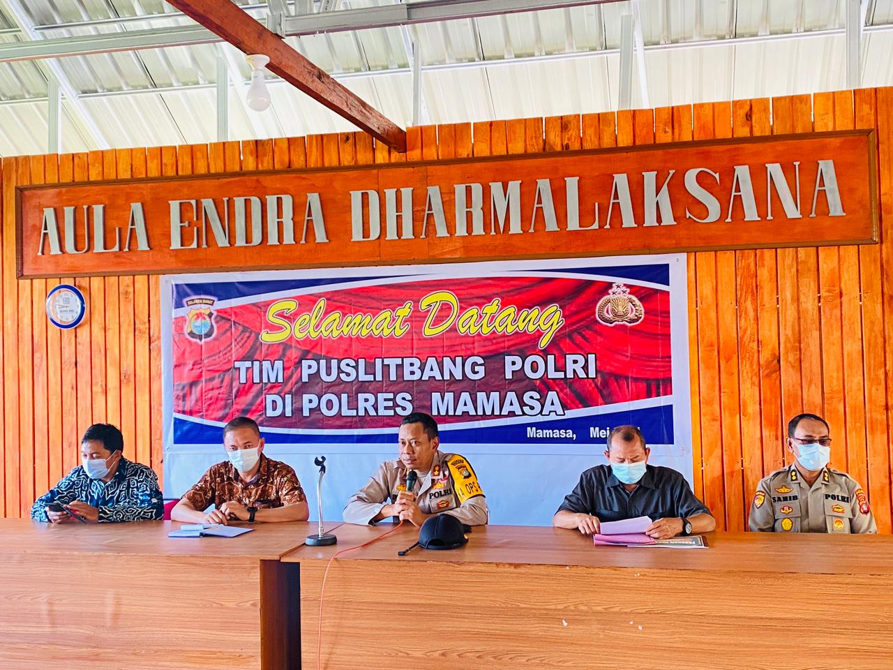 Tim Puslitbang POLRI Kunjungi Polres Mamasa