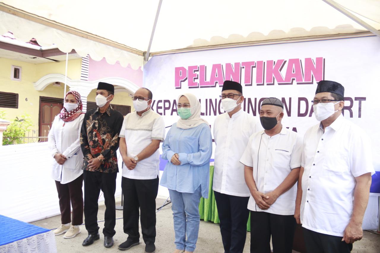 Pelantikan Kaling Galung Raya Dihadiri Bupati Dan Anggota DPR-RI