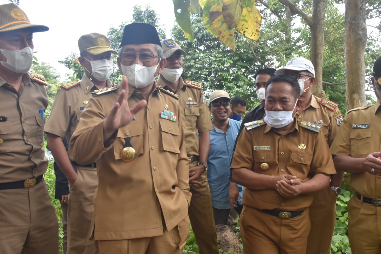 Gubernur Sulbar Pantau Kesiapan Pembangunan Huntap