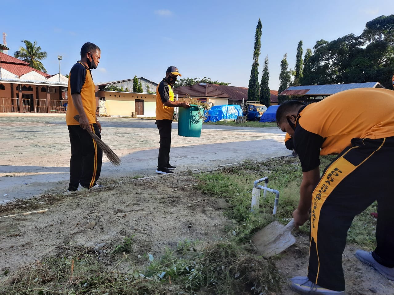 Waka Polres Majene : Bersih itu Cerminan Pribadi yang Baik