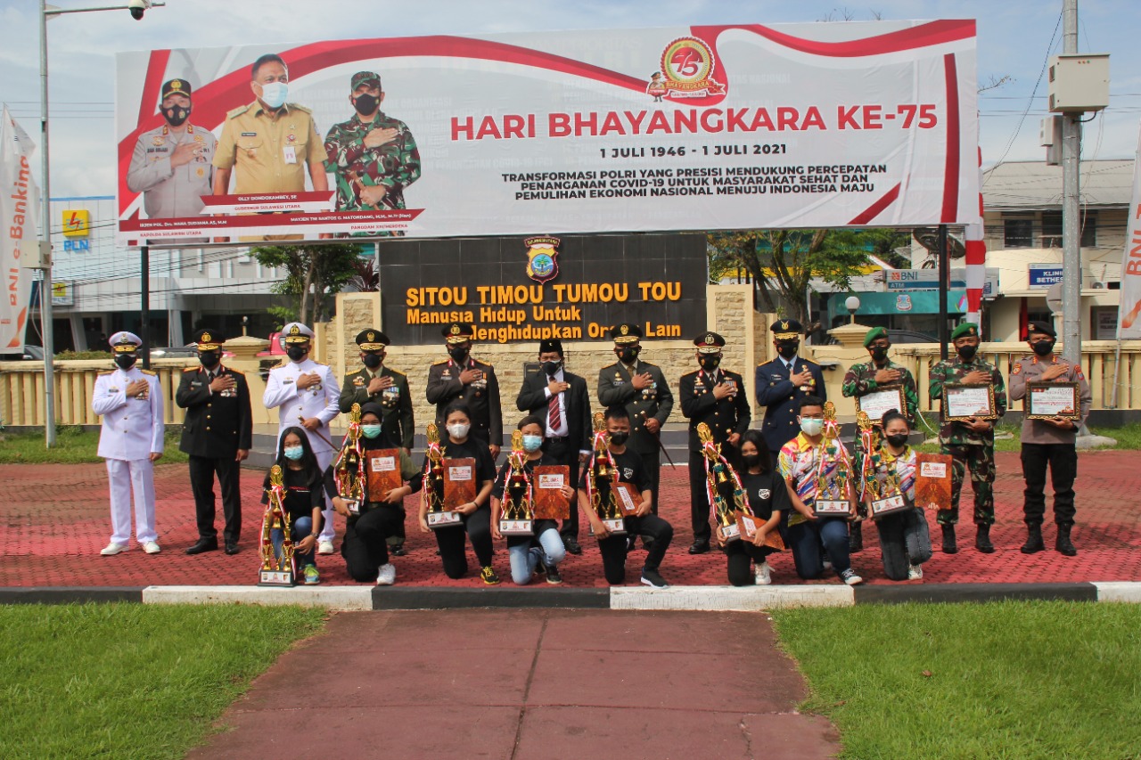 Forkopimda Lomba Menembak Bhayangkara 75th Anniversary Shooting Championship 2021 Piala Kapolda Sulut