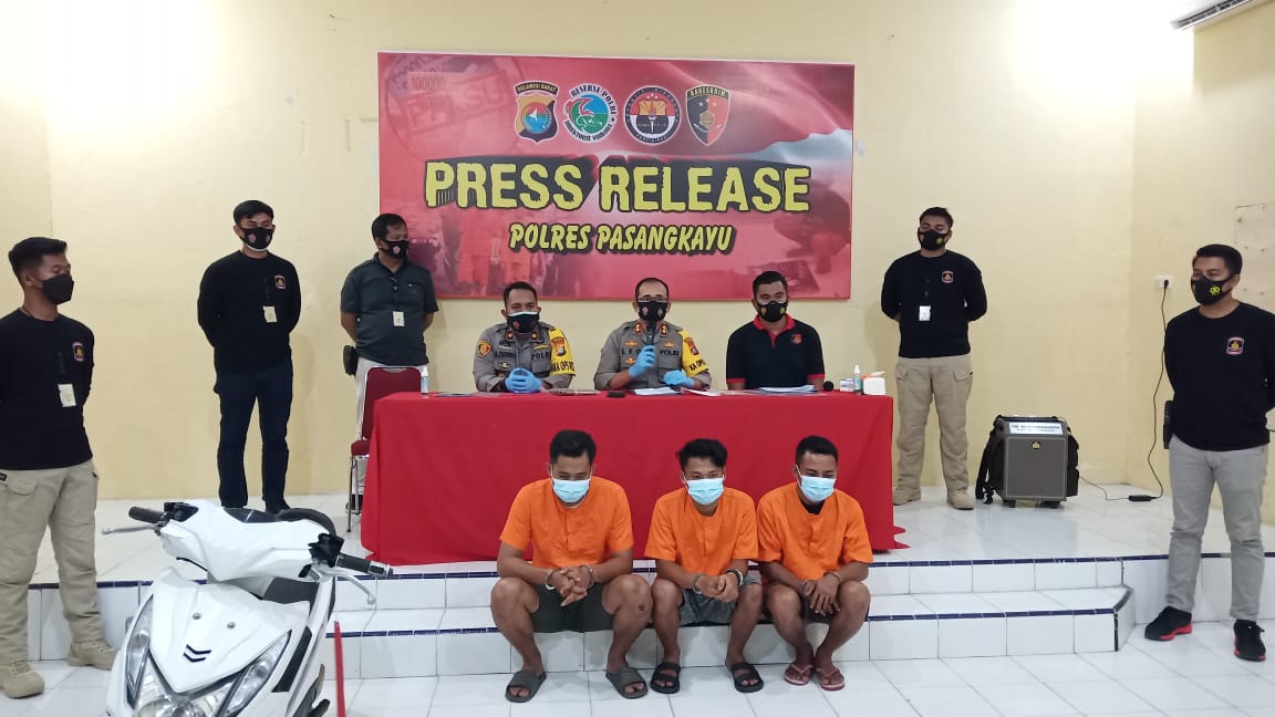 Sat Reskrim Polres Pasangkayu Ciduk Pelaku Curas Sat Reskrim Polres Pasangkayu Ciduk Pelaku Curas