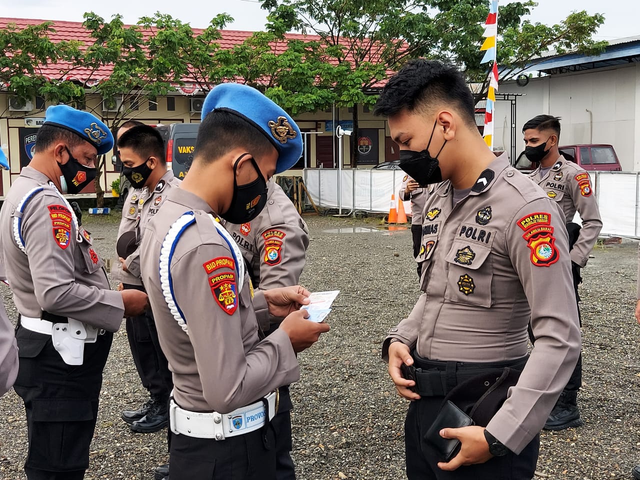 Bid Propam Polda Sulbar Lakukan Gaktiplin Personil Di Polres Mamuju Tengah